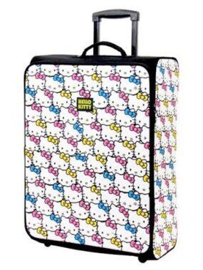 Sanrio Hello Kitty Rolling Luggage "Bright Bows"